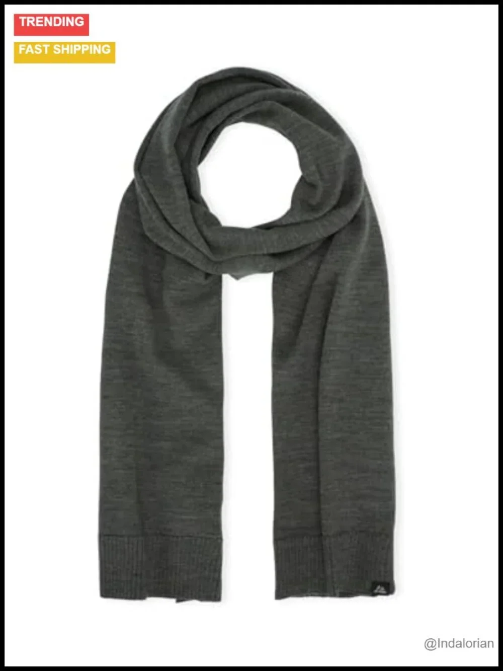 Merino Wool Scarf, Premium Quality Soft Winter Neckwear for Men Women